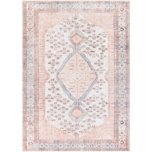 Amelie Blush Rug Full View